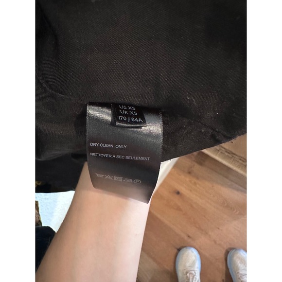 Free People We The Free Floral Velvet Blazer Black Gold Womens XS - Picture 8 of 9